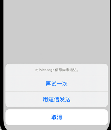 郊区apple维修iPhone上无法正常发送iMessage信息